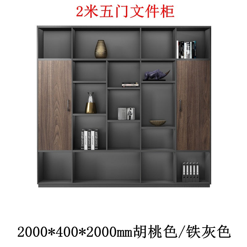 Boss table bookcase casual storage storage cabinet furniture office background file cabinet information cabinet wooden floor cabinet