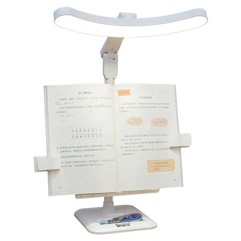 Full spectrum led bookshelf lamp - eye protection, perfect for studying, elementary school students, dorms, rechargeable reading light, bedside night light - bright enough