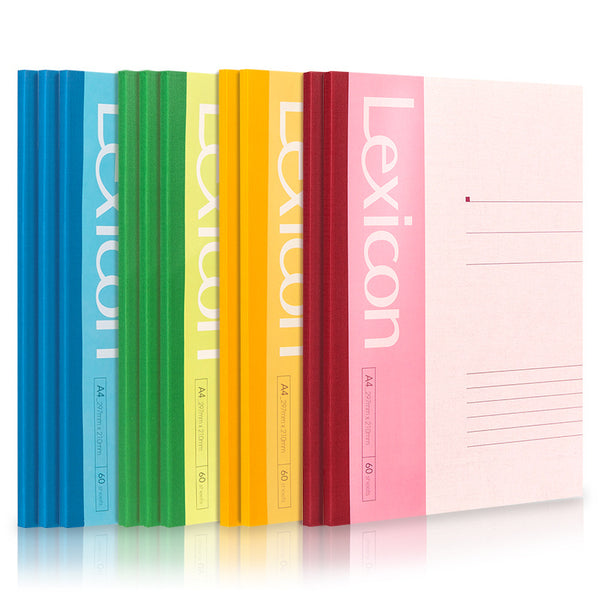 Deli 7658 Office Wireless Binding Book (Mixed) -60 Sheets-A4 Notepad/Work Notebook