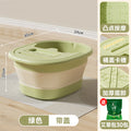 Crown style square [with lid] green + mugwort sachets 30-pack