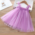 Girls' dress new arrival  summer super fairy princess dress cross-border hot seller star mesh children's dress