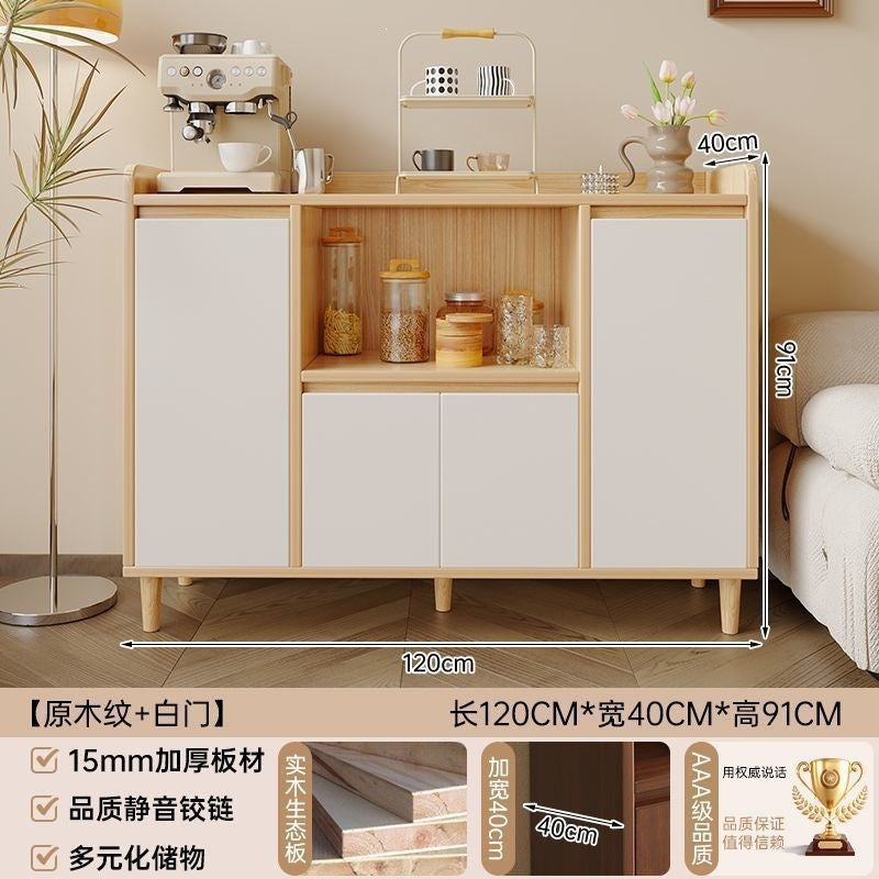 Sideboard storage cabinet, wall-mounted integrated cabinet, for home wall-mounted tea cabinet, coffee cabinet, living room locker, meal preparation cabinet