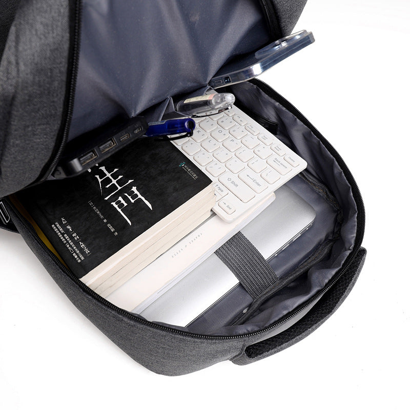 Cross-border 2025 backpack men's and women's business computer bag simple fashion going out sports bag travel bag backpack schoolbag