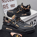 Men's shoes 2026 new spring trendy style versatile leather casual sneakers student height increasing athletic fashion shoes