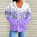 hot-selling plus-size women's zip-up hoodie, new casual long-sleeve hooded sweatshirt jacket, dropshipping available