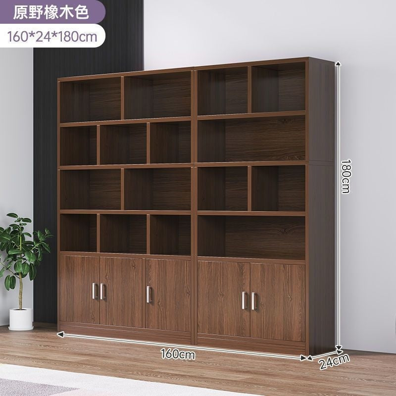 Bookshelf floor-standing storage rack living room for home wall-mounted storage cabinet storage cabinet office filing cabinet simple bookcase
