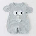 New summer cartoon sleeveless romper jumpsuit - lightweight, cute cartoon crawling suit for baby boys and girls