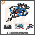 yl86 screen-controlled combat drone with light stunts, four-rotor circling, fixed height, and crash-resistant aircraft toy