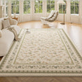 Carpet living room no-wash and wipeable medieval cream style soundproof bedside bedroom non-slip sofa floor mat full coverage large area