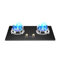 German gas stove - lpg/natural gas, countertop/built-in, direct injection, high heat output, energy-saving, powerful flame, stainless steel