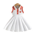 exclusive: baby girl sleeveless dress - spring/summer embroidered design, sweet & adorable style