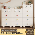 [classic white] four-drawer cabinet + four-drawer cabinet + five-drawer cabinet combination model