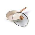 Personalized non-stick frying pan for homemedical stone cooking pot flats pot less oil fume induction cooker gas stove applicable
