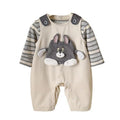 Autumsuit clothes overalls jumpsuit baby cute new arrival cartoon super cute spring & falltwo-piece set trendy