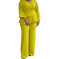 new european and american style african women's chiffon t-shirt + pants two-piece set -  &  cross-border e-commerce
