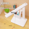 Led foldable usb rechargeable desk lamp - eye protection, smart pen holder, reading light for dorm room, student use