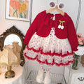 【dropshipping】new girls' dresses  spring/autumn kids' chic formal dresses baby princess skirts princess style