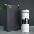New one-touch open car tea cup, 316 stainless steel insulated mug, business style tea infuser gift cup