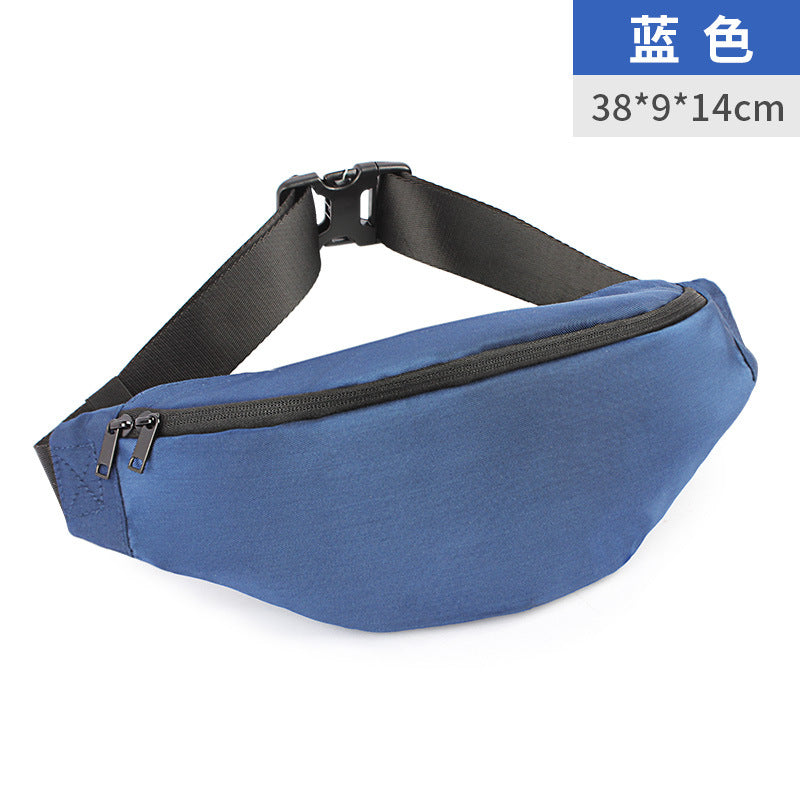 Cross-border new student messenger bag casual outdoor mountaineering mobile phone fanny pack large capacity men's sports shoulder breast bag