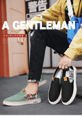 Winter old beijing cloth shoes men 2025 new arrival sports casual canvas shoes men's thousand layer bottom fisherman's slip-on