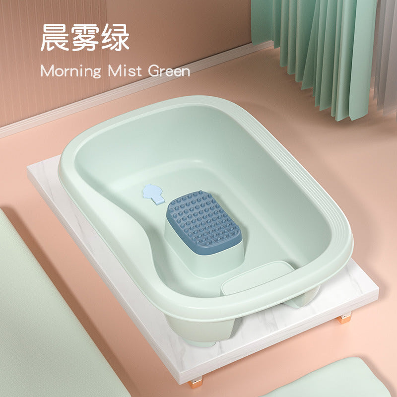 Flat lying postpartum pregnant women elderly shampoo handy gadget no bending washing hair for home lazy bed nursing shampoo basin