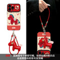 Horse year new year mobile phone case suitable for apple 17 anti-fall mobile phone case leather iphone16promax protective case 15