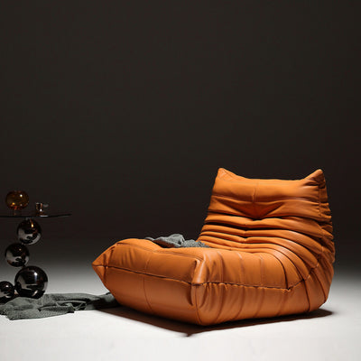 Caterpillar lazy sofa can lie down and sleep popular cream style tatami bedroom balcony living room casual chair
