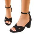 summer new arrivals: plus-size women's high-heeled sandals for cross-border e-commerce. sizes 35-43 available. wholesale options available. dropshipping to  and