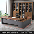 Minimalist modern office furniture desk and chair set - executive manager's desk, ceo desk, boss desk