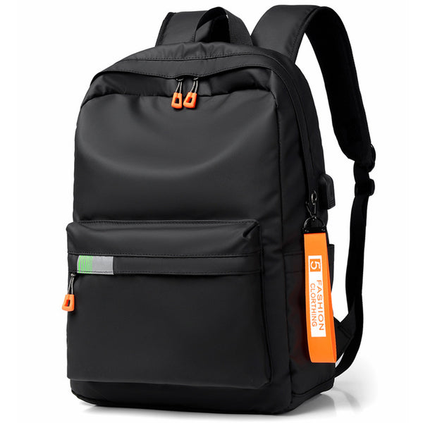 New backpack male trendy brand college student backpack travel bag computer bag middle school student junior high school student high school schoolbag male