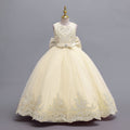 Ready-to-ship wholesale children's formal dresses, lace-trimmed wedding gowns, princess dresses, and runway dresses for girls