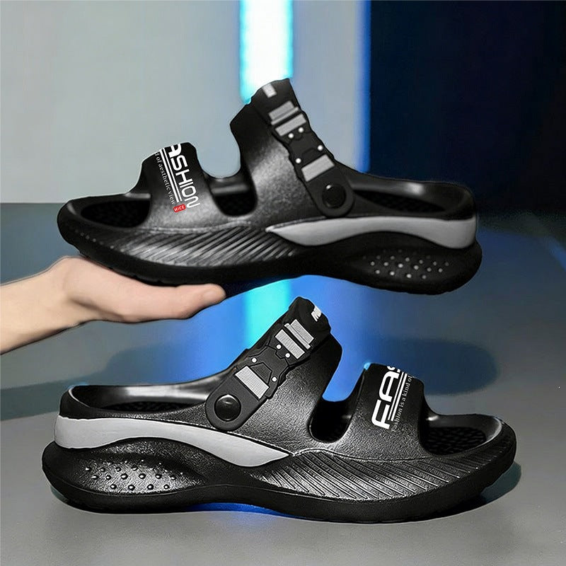 men's summer sandals & slippers - soft, non-slip, plus size, comfortable, perfect for driving, beach, and casual wear