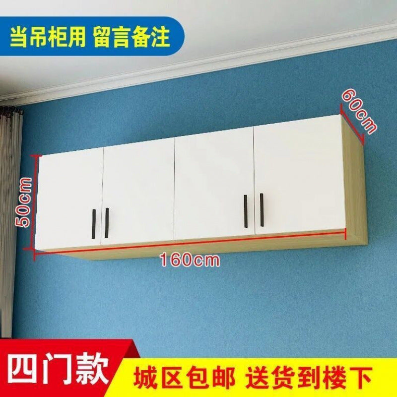 Solid wood large wardrobe heightened hanging cabinet top cabinet top box cabinet can be determined solid wood storage box locker wall wall cabinet bedroom cabinet