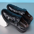 New arrival business hole cool leather shoes men's casual wedding groom british sandals summer breathable youth pointed toe men's shoes