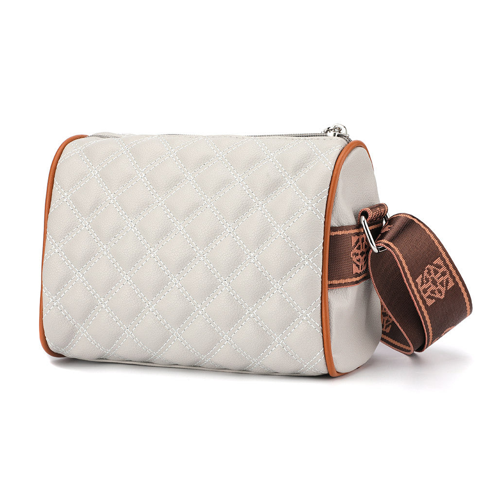 Crossbody bag women's 2024 new summer versatile fashion small bag women's soft leather shoulder bag broadband pillow bag women's bag