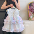 Girls' dress  summer collection - sleeveless princess dress for kids, baby's dreamy fairy butterfly rainbow dress