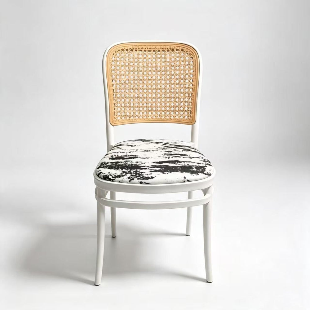 Plastic chair for home dining chair thickened dining table stool back desk chair medieval restaurant commercial stackable rattan