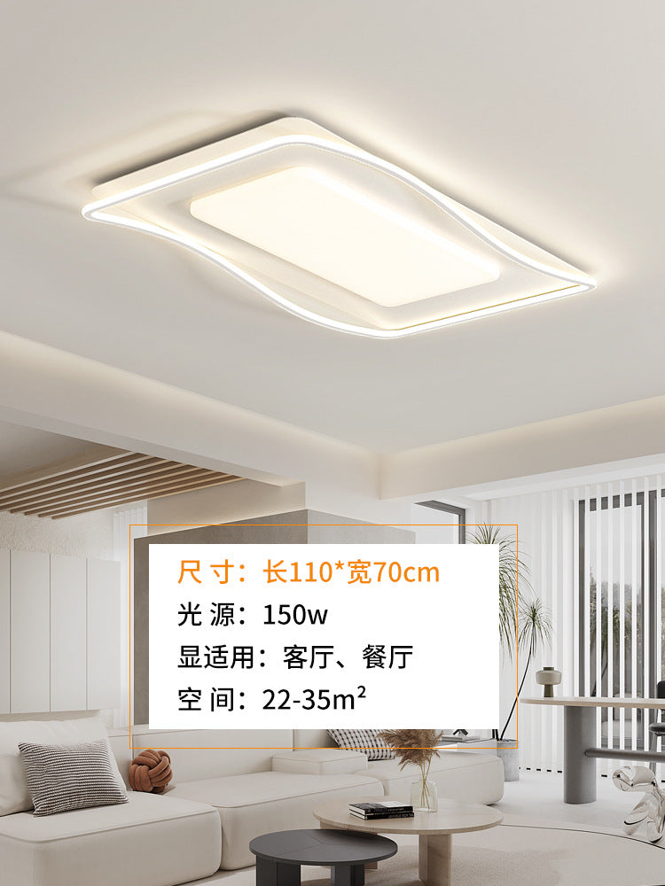 Zhongshan Lighting Factory Direct Sales Living Room Main Light Whole House Package Intelligent Voice Home Improvement Round Room Bedroom Ceiling Light