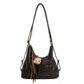 2025 retro multifunctional backpack women's bag new autumn and winter versatile crossbody bag large capacity commuter tote bag trendy