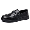Casual leather shoes for men - live stream slip-on loafers - british style business versatile anti-slip soft sole soft upper slip-on leather shoes