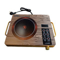 Smart electric ceramic stove aluminum alloy cross-border american standard 2200w high power non-pick pot light wave induction cooker electric stove