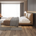 Master bedroom floating king size bed 1.8m upholstered high-end elegant wedding bed italian minimalist double genuine leather bed