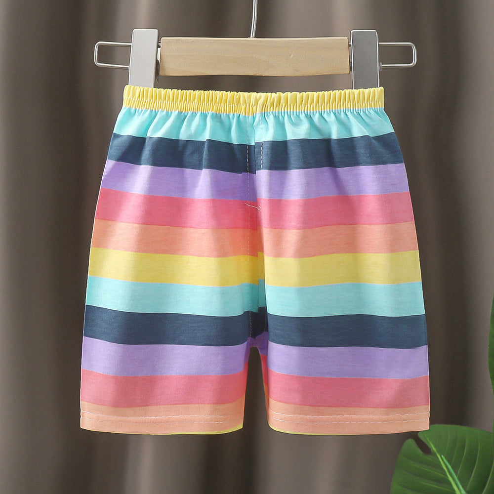 Summer kids' pure cotton shorts, baby pants, boys' and girls' all-cotton casual pants, toddler and child's undershirts - dropshipping available