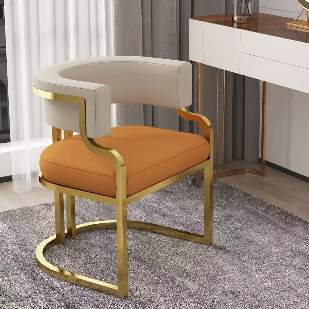 Light luxury single sofa chair casual stool small apartment makeup chair small apartment back chair manicure chair reception chair