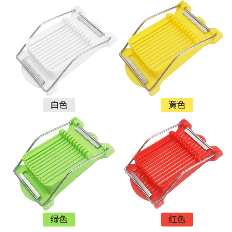 10-Line Lunch Meat Ham Slicer Kitchen Tools Fruit Cutting Banana Slices Egg Sausage Splitting Color Box