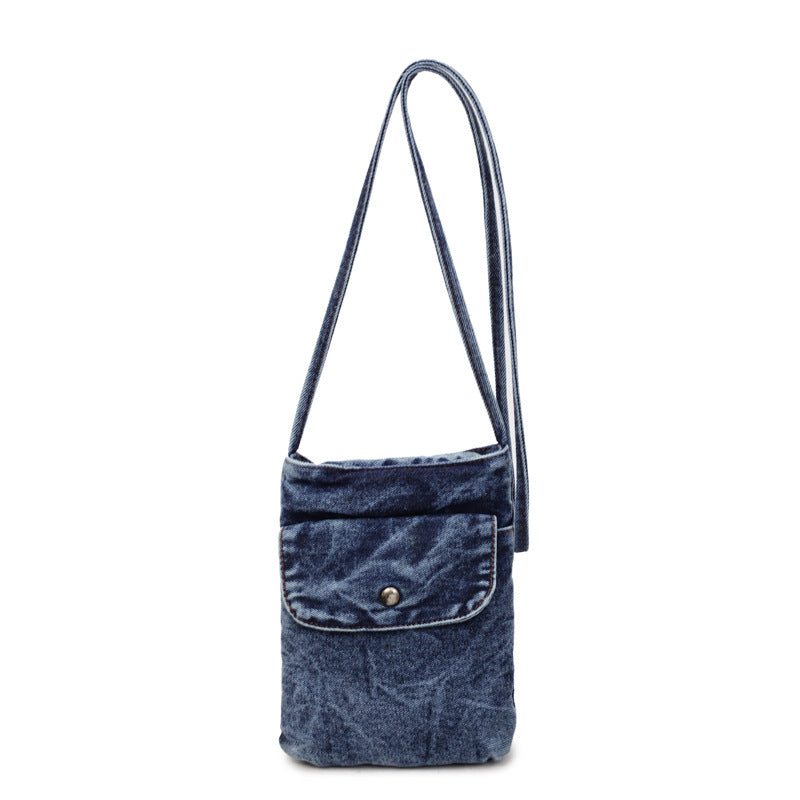 Denim bag autumn/winter 2025 new arrival: unique pleated shoulder & crossbody bag - casual, stylish, versatile bucket bag
