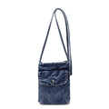 Denim bag autumn/winter 2025 new arrival: unique pleated shoulder & crossbody bag - casual, stylish, versatile bucket bag