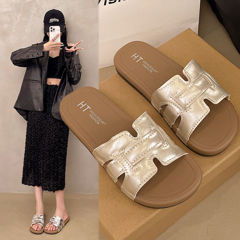 2025 summer fashion toe-out sandals wholesale: rhinestone butterfly slippers, crystal anti-slip fairy sandals, versatile sandals