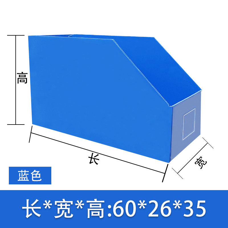 Shelf Oblique Carton Storage Box Multifunctional Classification E-commerce Warehouse Parts Material Wear-resistant Hollow Board Warehouse Box