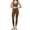 European and american plus size activewear set for women - beautiful back, butt-lifting workout leggings - new cross-border yoga outfit set